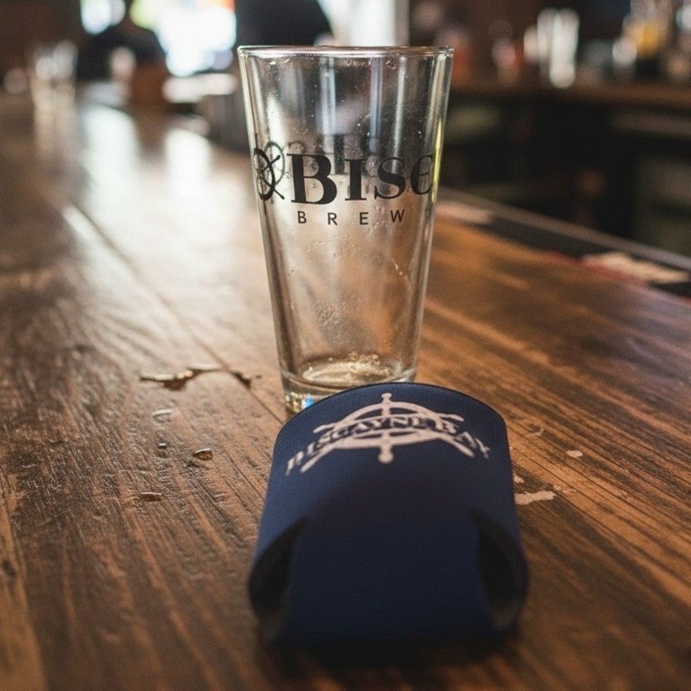 Biscayne‎ Bay Brewing Company Craft Beer Glass, Miami Breweriana, Drinkware